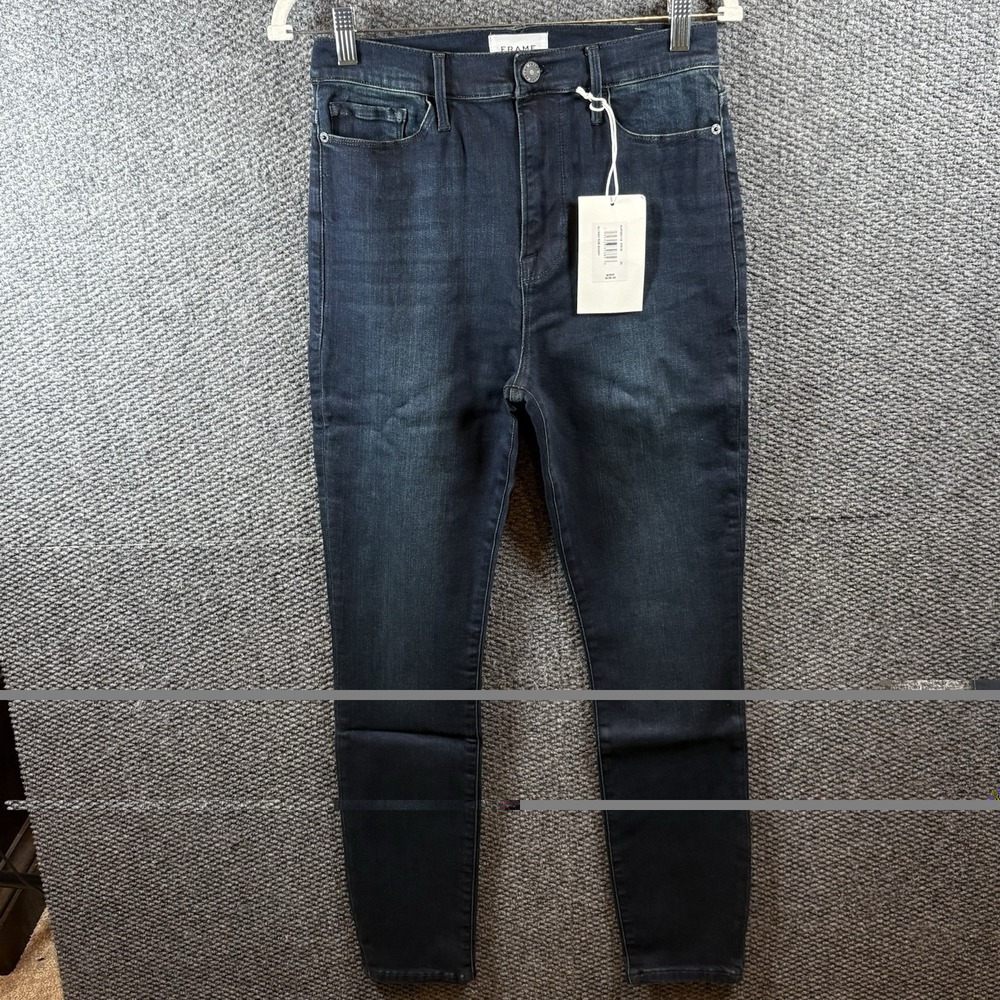 FRAME Women's‎ Ali High-Rise Skinny Jeans Blue Size 29 Regular NWT